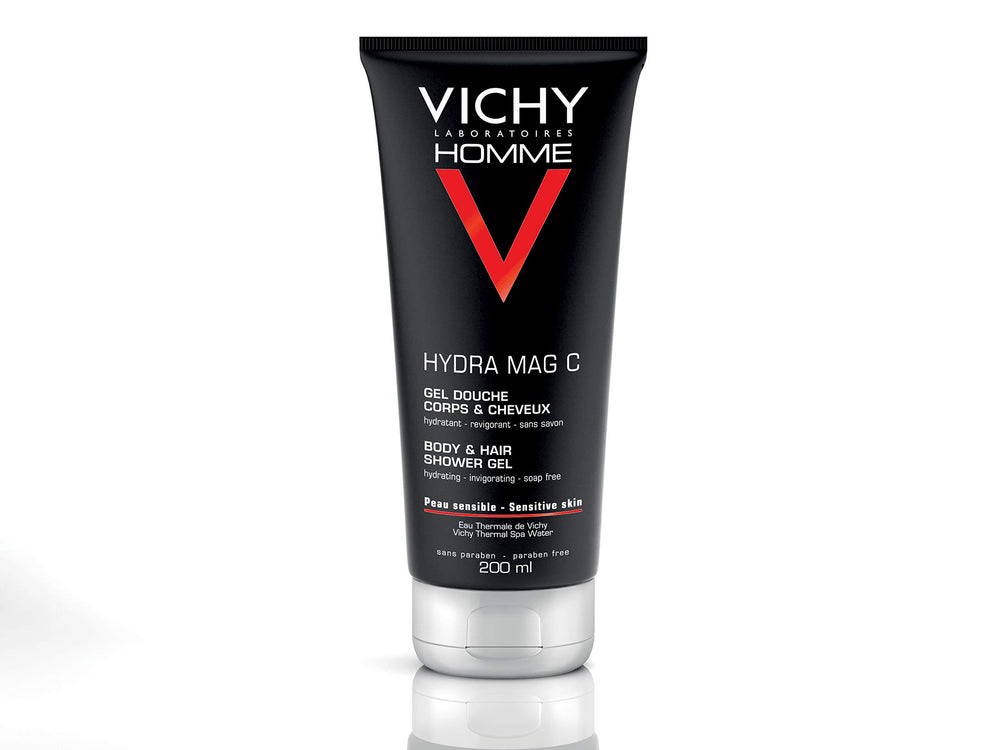 Homme Anti-Irritation Body Wash for Men with Pure Vitamin C & Salicylic Acid to Soothe & Hydrate Skin, Suitable for Sensitive Skin, 6.76 Fl Oz (Pack of 1)
