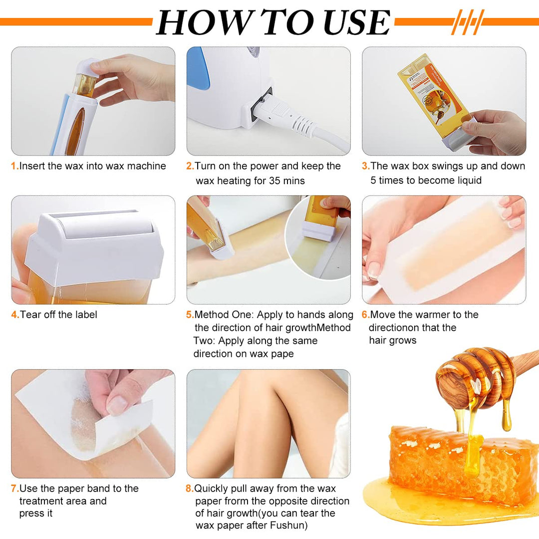 Generic Professional Roll-On Hot Depilatory Wax Cartridge