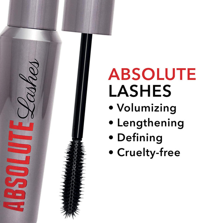 Absolute Lashes Mascara, Blackest Black, 0.45 Ounce