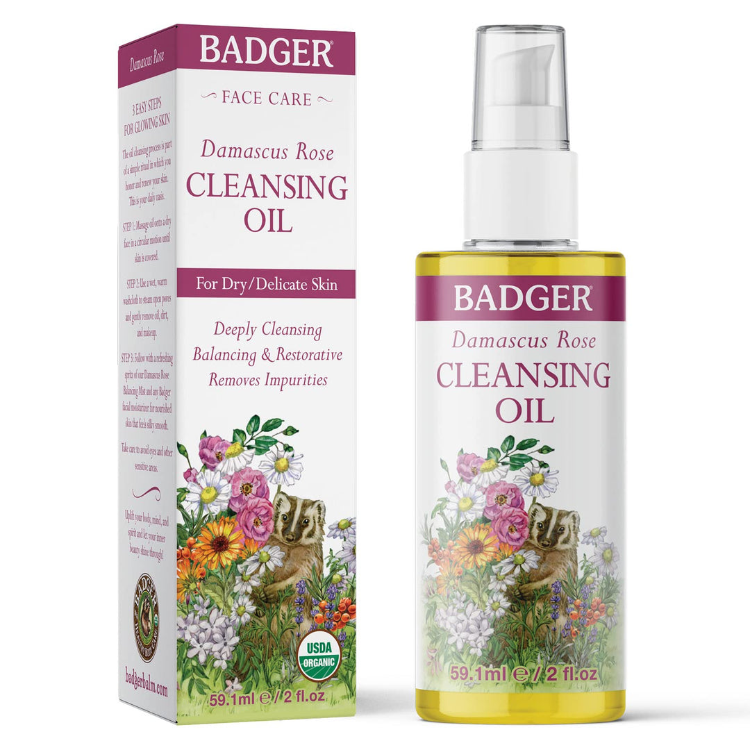 Damascus Rose Cleansing Oil 2oz- Certified Organic