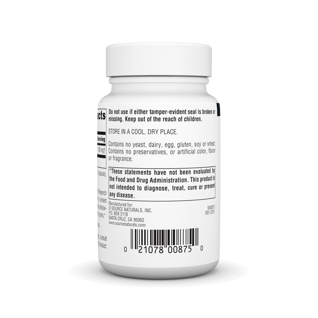 Coenzyme Q10 Antioxidant Support 100 mg for Heart, Brain, Immunity, & Liver Support - 60 Capsules