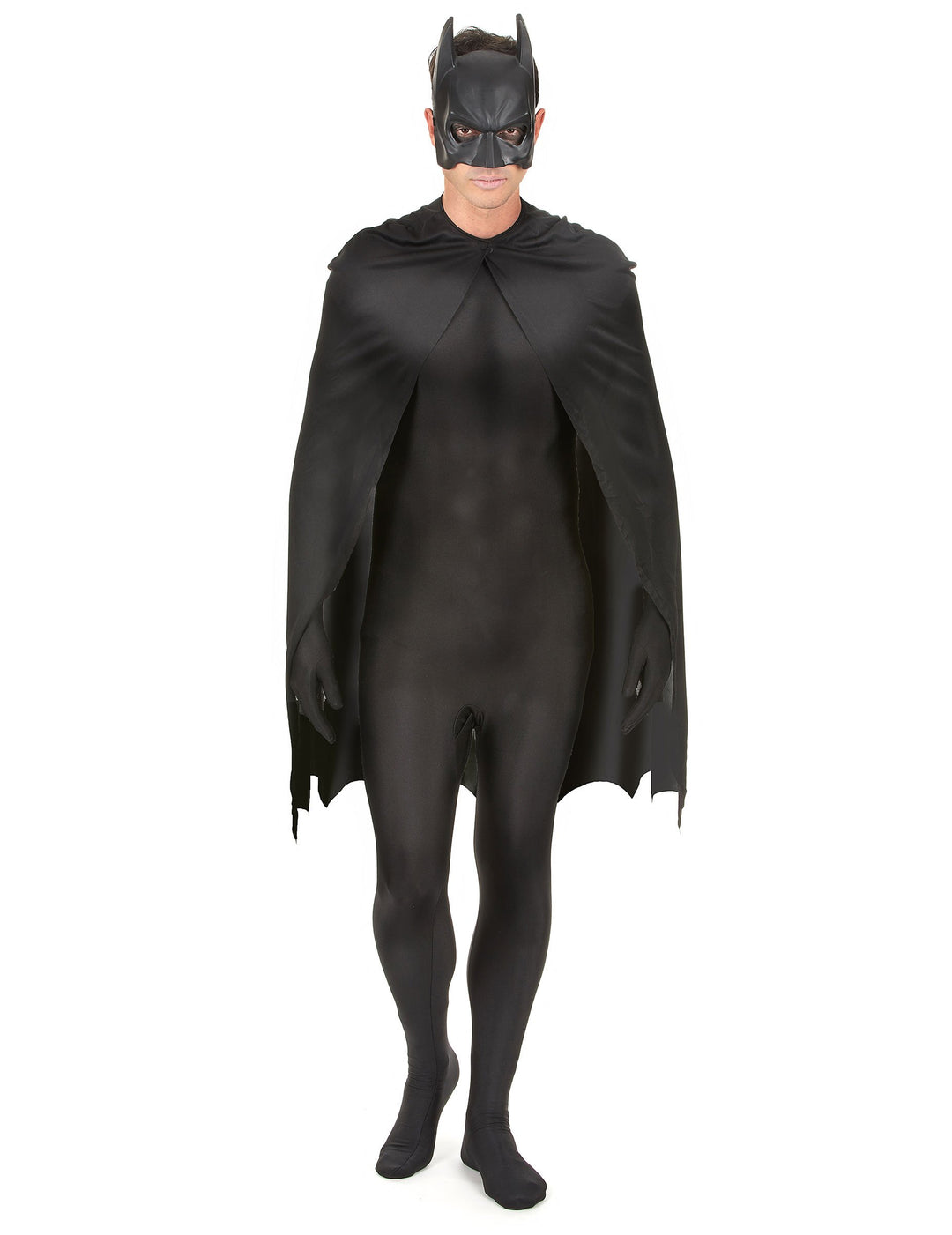 Mens DC Comics The Dark Knight Rises Batman Cape and Mask Set, One Size, Black