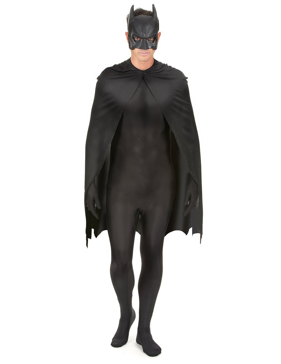 Mens DC Comics The Dark Knight Rises Batman Cape and Mask Set, One Size, Black