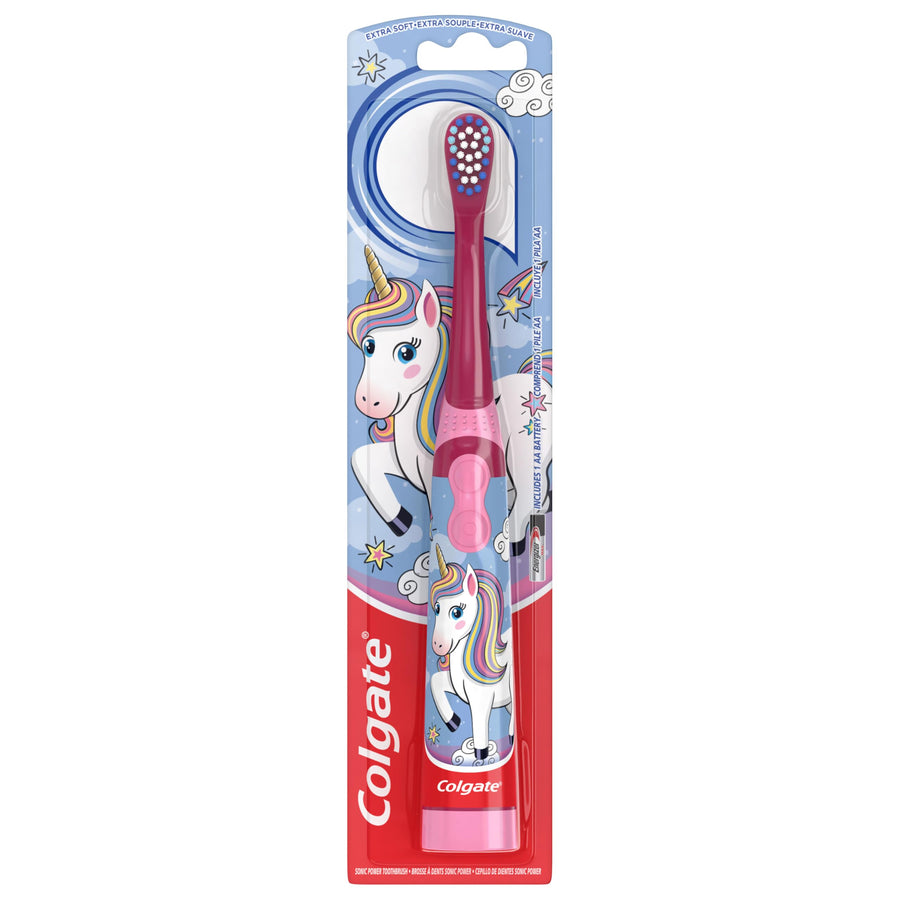 Kids Battery Powered Toothbrush, Unicorn, Extra Soft Toothbrush, Ages 3 and Up, 1 Pack