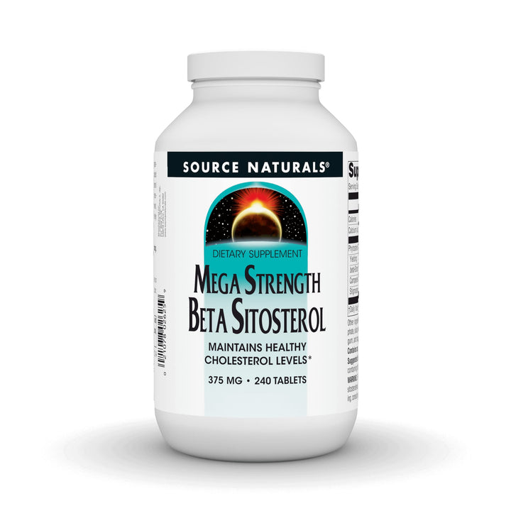 Mega Strength Beta Sitosterol, Plant Sourced, 375mg - 240 Tablets