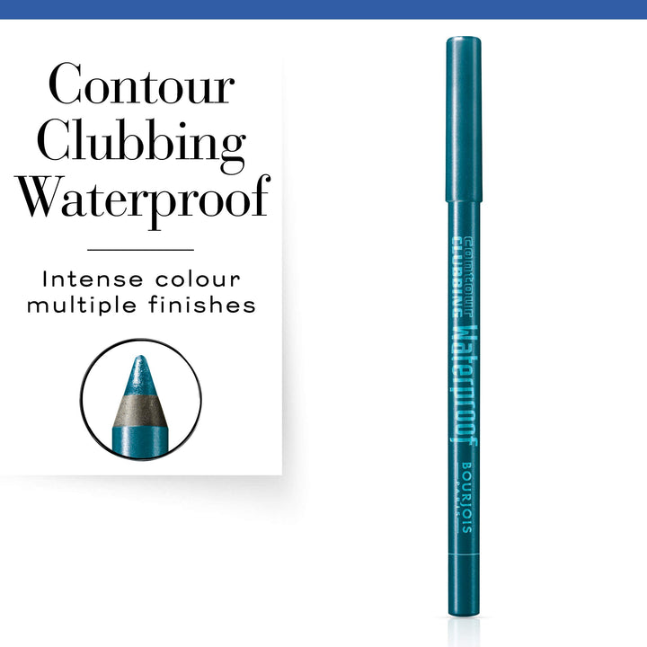 Contour Clubbing Waterproof Eye Pencil - 1.2gm (Blue Neon)