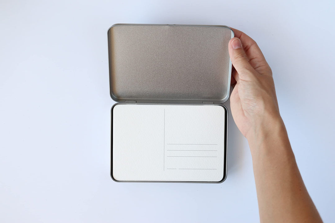 Etchr 25% Cotton Watercolor Postcards - 24 Cold Pressed Watercolor Postcards - 300g Blank Postcards for Mixed Media - Blank Cards for Painting & Art Supplies