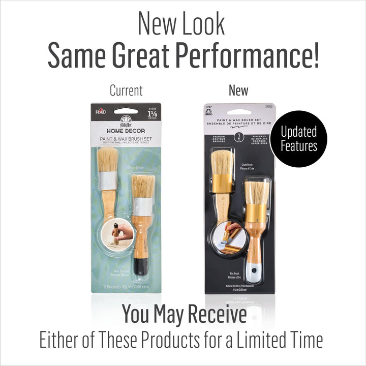 Home Decor Chalk and Wax Brushes,