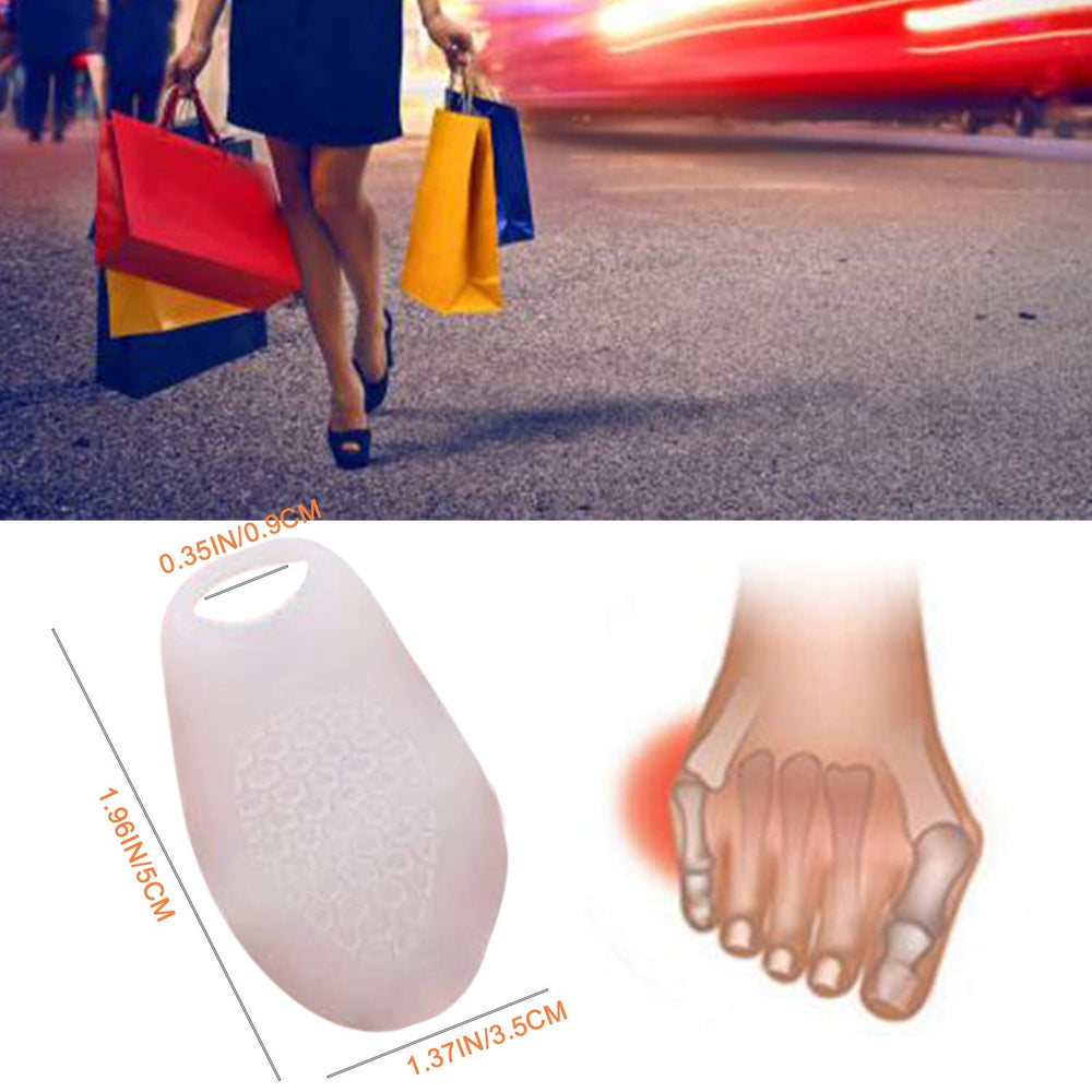 5 Pairs Pinky Toe Protector Bunion Corrector New Material Gel Little Toe Separator Bunionette Cushion Sleeve Splint for Overlapping Toe, Pinky Hammer Toes.