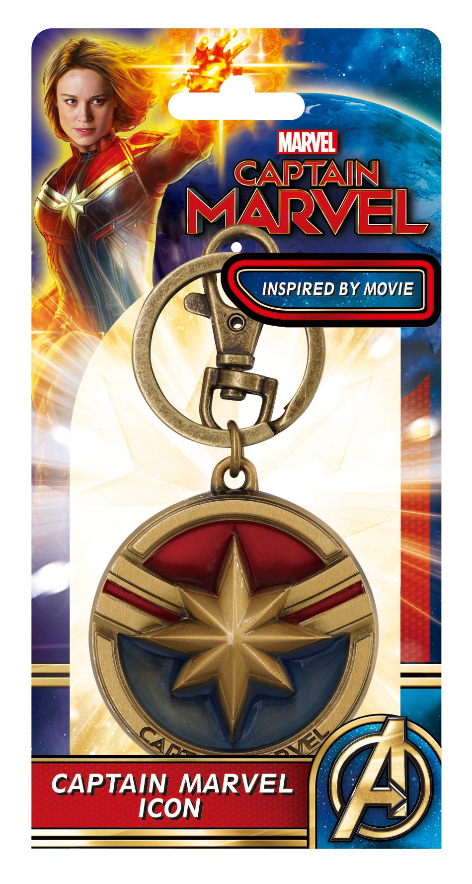 Captain Logo Pewter Key Ring