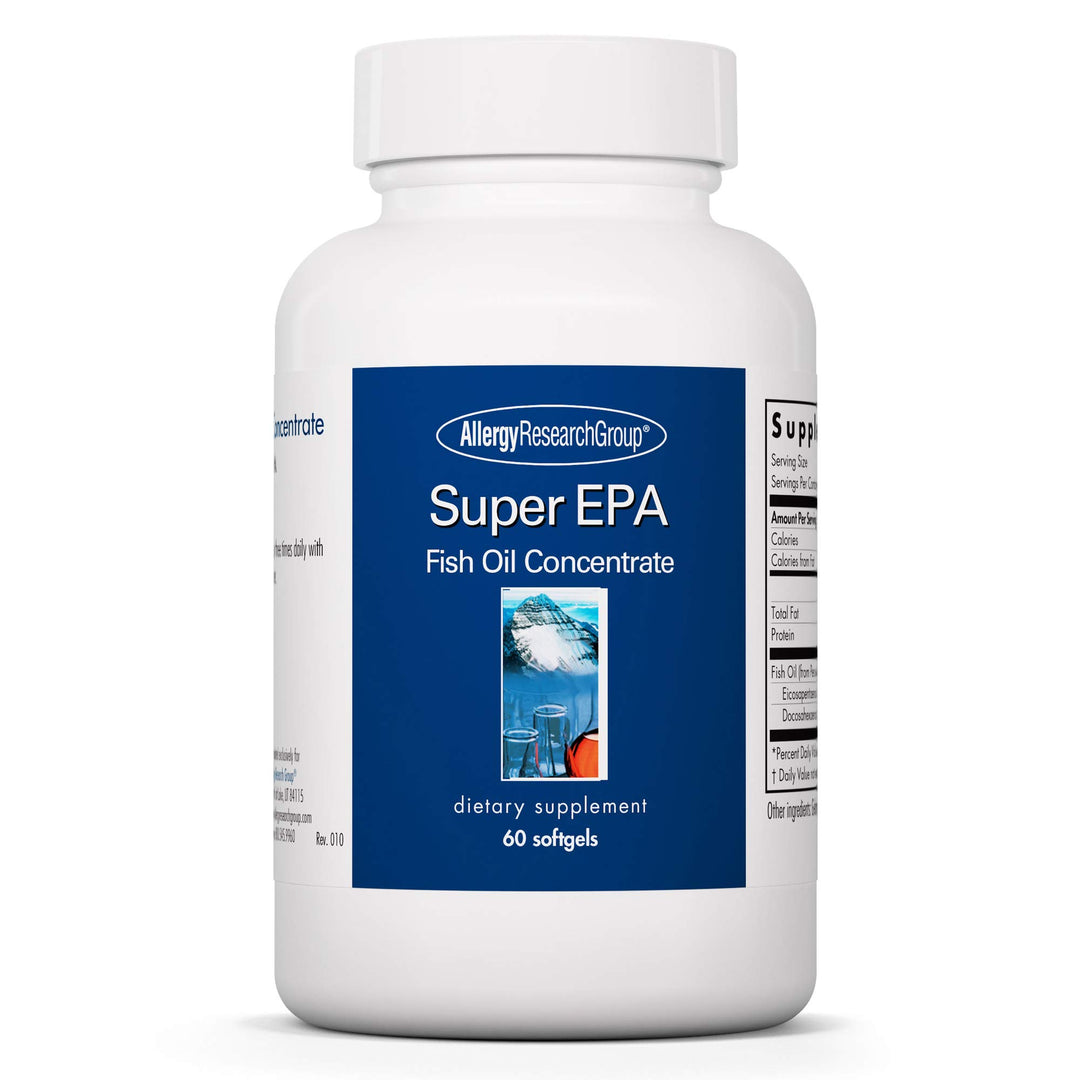 Super EPA - Omega 3 Supplement, Fish Oil Concentrate, EPA, DHA, Omega 3 Fatty Acids, Sustainably-Sourced Anchovies - 60 Count