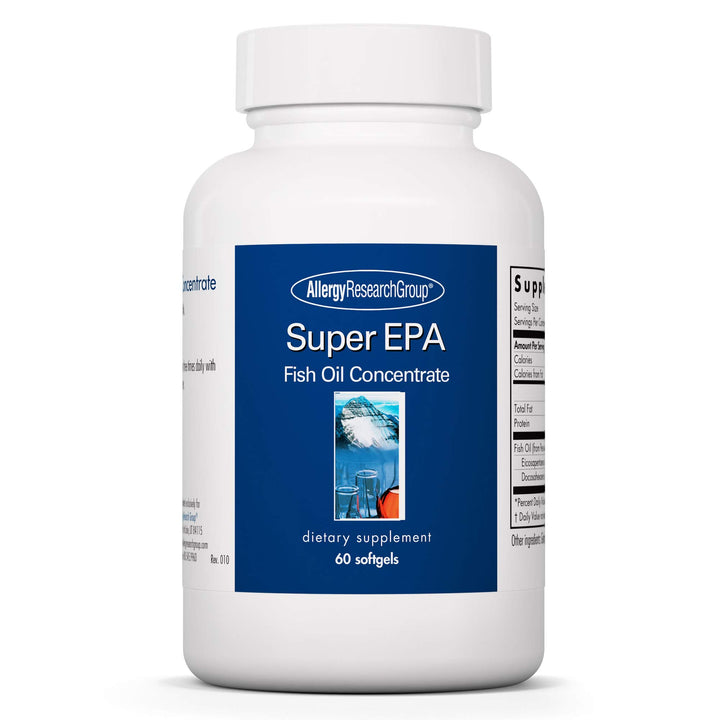 Super EPA - Omega 3 Supplement, Fish Oil Concentrate, EPA, DHA, Omega 3 Fatty Acids, Sustainably-Sourced Anchovies - 60 Count
