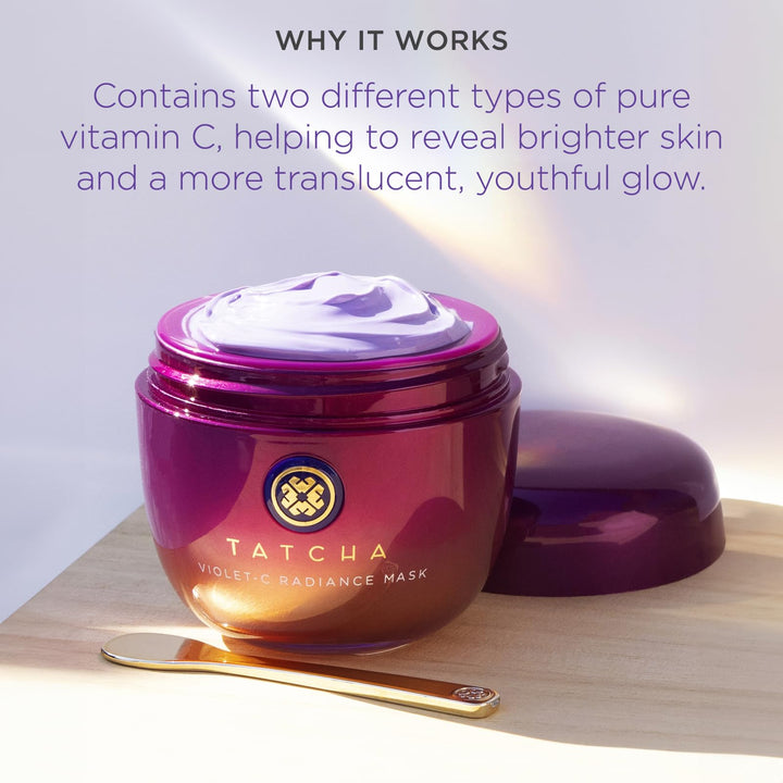 The Violet-C Radiance Mask: Creamy Firming Mask with Vitamin C for Soft, Glowing Skin (50 ml / 1.7 oz)