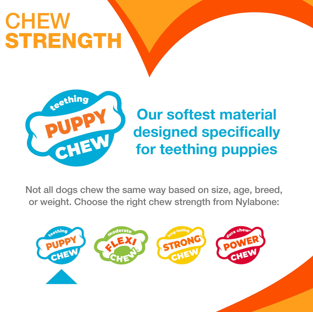 Knuckle Bone Puppy Chew Toy for Dogs, Chewing Toys for Puppies, Chicken Flavor, X-Large - Over 50 Ibs, 1 Count