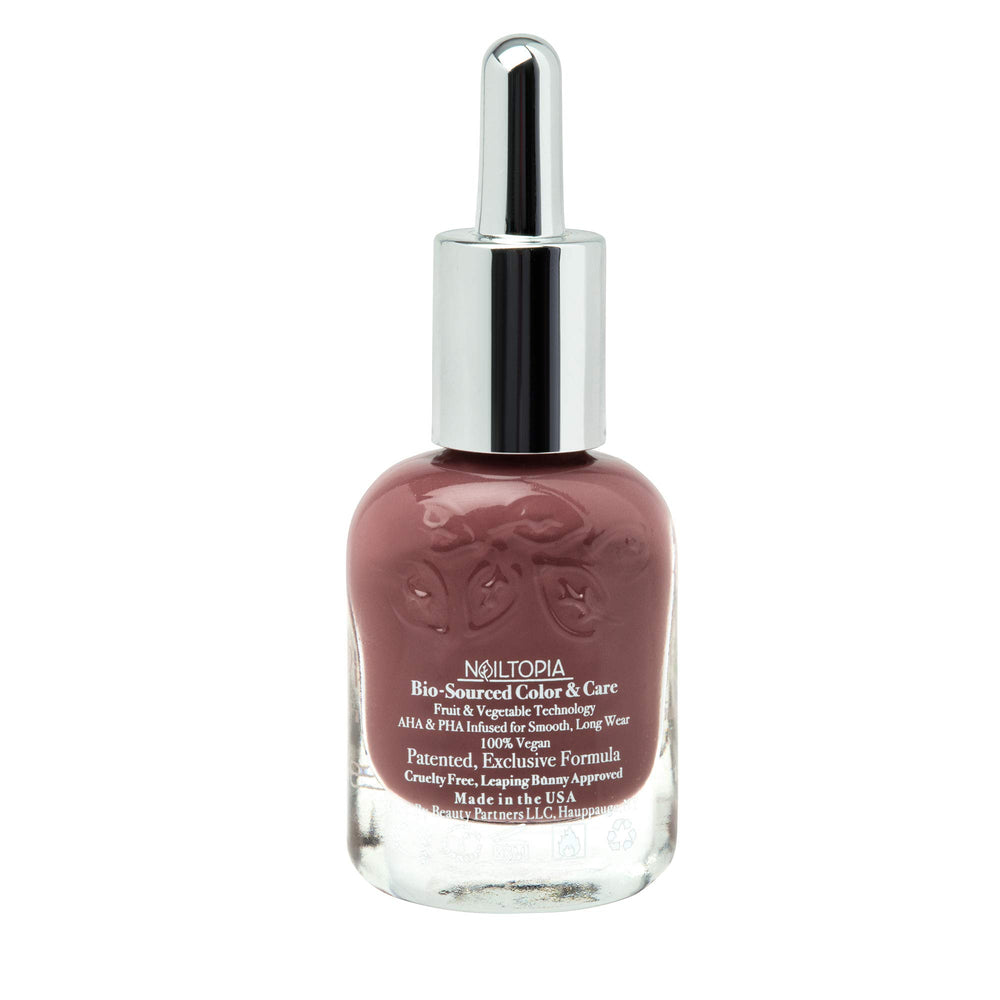 - Plant-Based Chip Free Nail Lacquer - Non Toxic, Bio-Sourced, Long-Lasting, Strengthening Polish - Not Today (Mauve) - 0.41oz