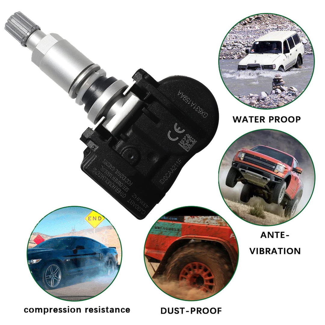 GX631A159AA TPMS 433MHz Tire Pressure Monitor Sensor for Jaguar & Land Rover 2016-2019, Defender Discovery Sport Range Rover Grand Evoque Velar F Pace Type XE XF XJ, Replace# C2D47173 LR070840
