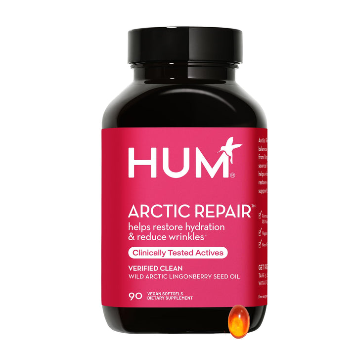 Arctic Repair - Clear Skin Supplement with Vitamins A & E, Omegas 3, 6 & 9, and Lingonberry Seed Oil to Help Reduce Appearance of Wrinkles, Rejuvenate & Hydrate Skin (90-Count)