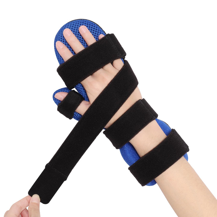 Resting Hand Splint, Functional Hand Brace, Wrist & Finger Night Immobilizer, Hand Support for Tendinitis, Arthritis, Carpal Tunnel Syndrome, Stroke Hand, Fit for Left and Right Hand-L/XL