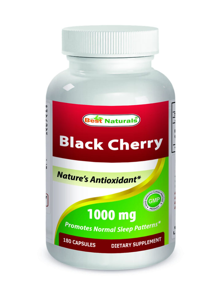 Black Cherry 1000 Mg Capsule, 180 Count