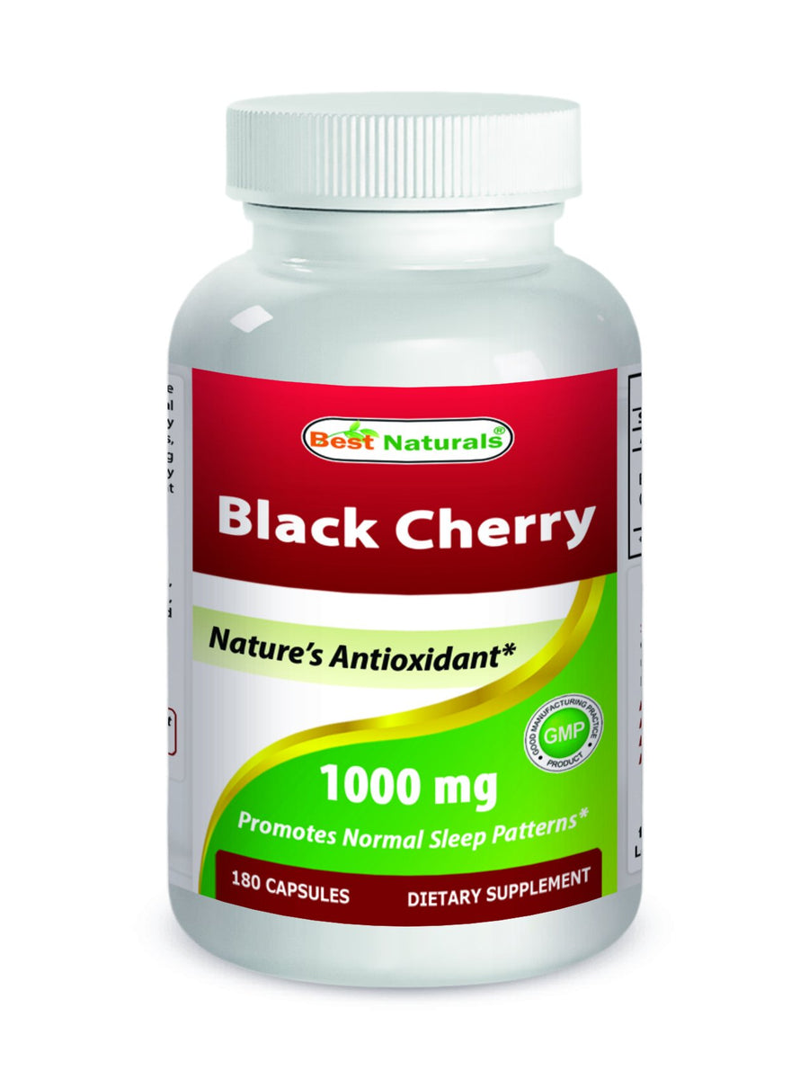 Black Cherry 1000 Mg Capsule, 180 Count