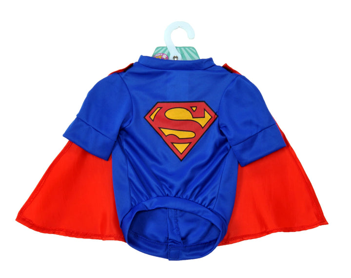 DC Comics Superman with Arms Pet Costume for Themed Parties and Halloween, Small
