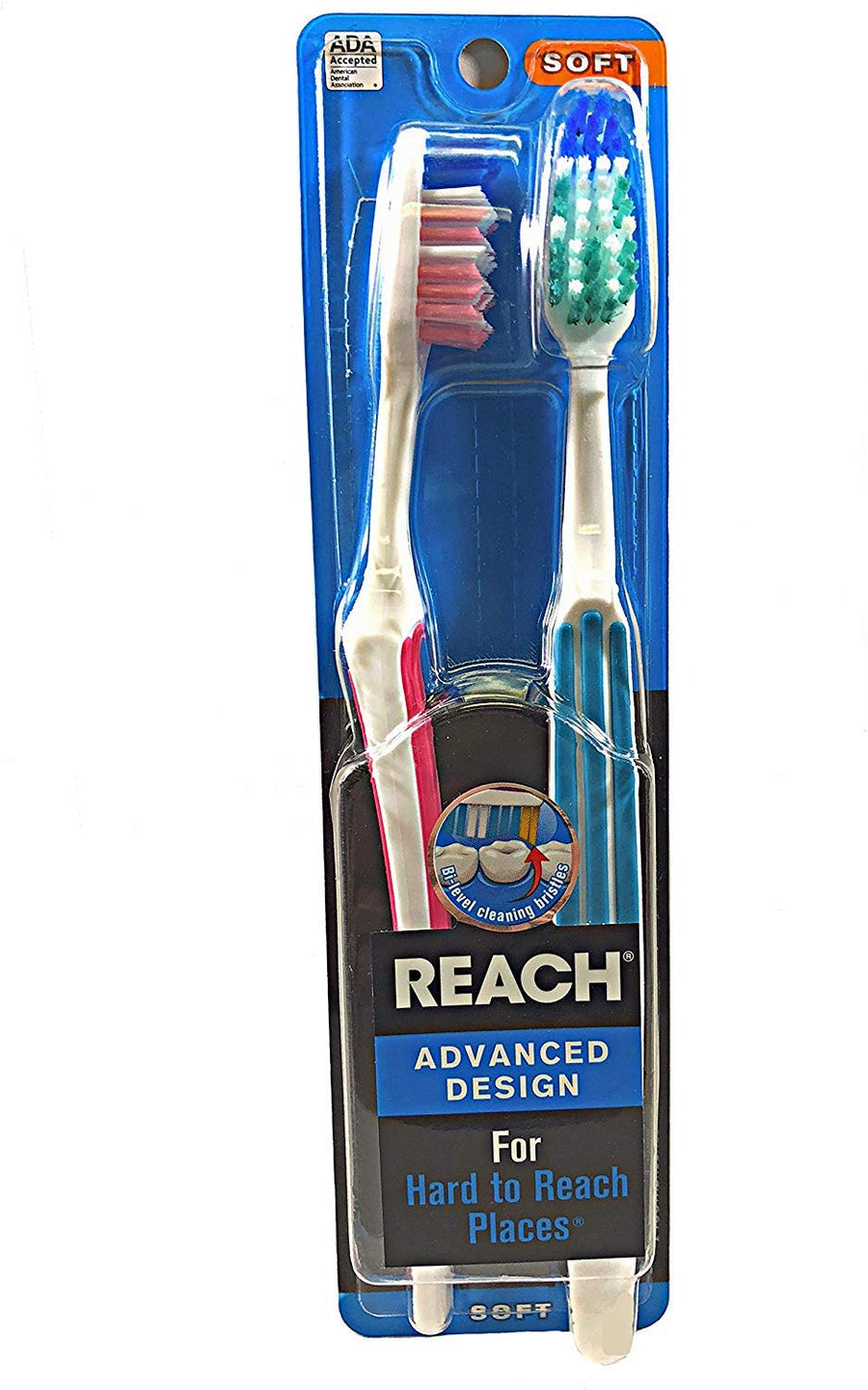 Advanced Design Full Head Toothbrush, Soft, 2 Count