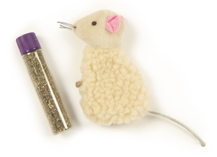 Madcap Mania Refillable Plush Catnip Cat Toy, Includes Catnip Tube - Randomly Selected Color, One Size