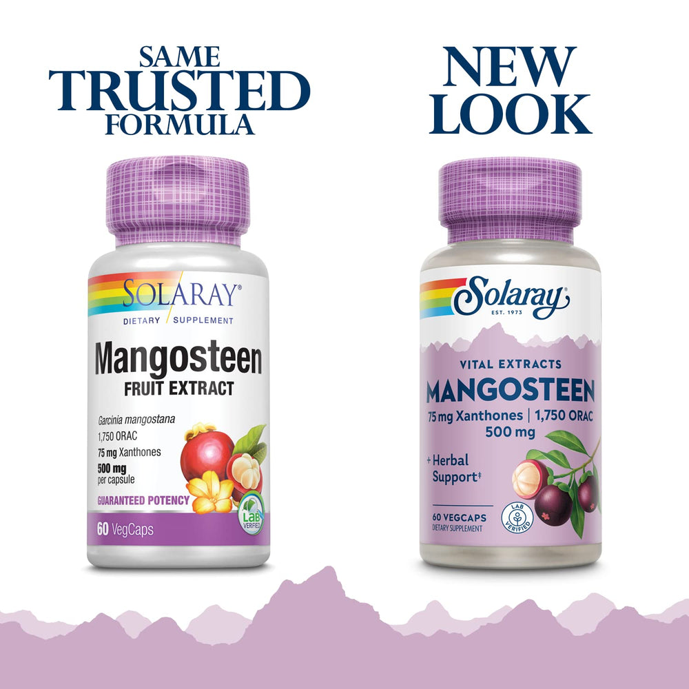 Guaranteed Potency Mangosteen Peel Extract 500mg | 60 Veg Caps