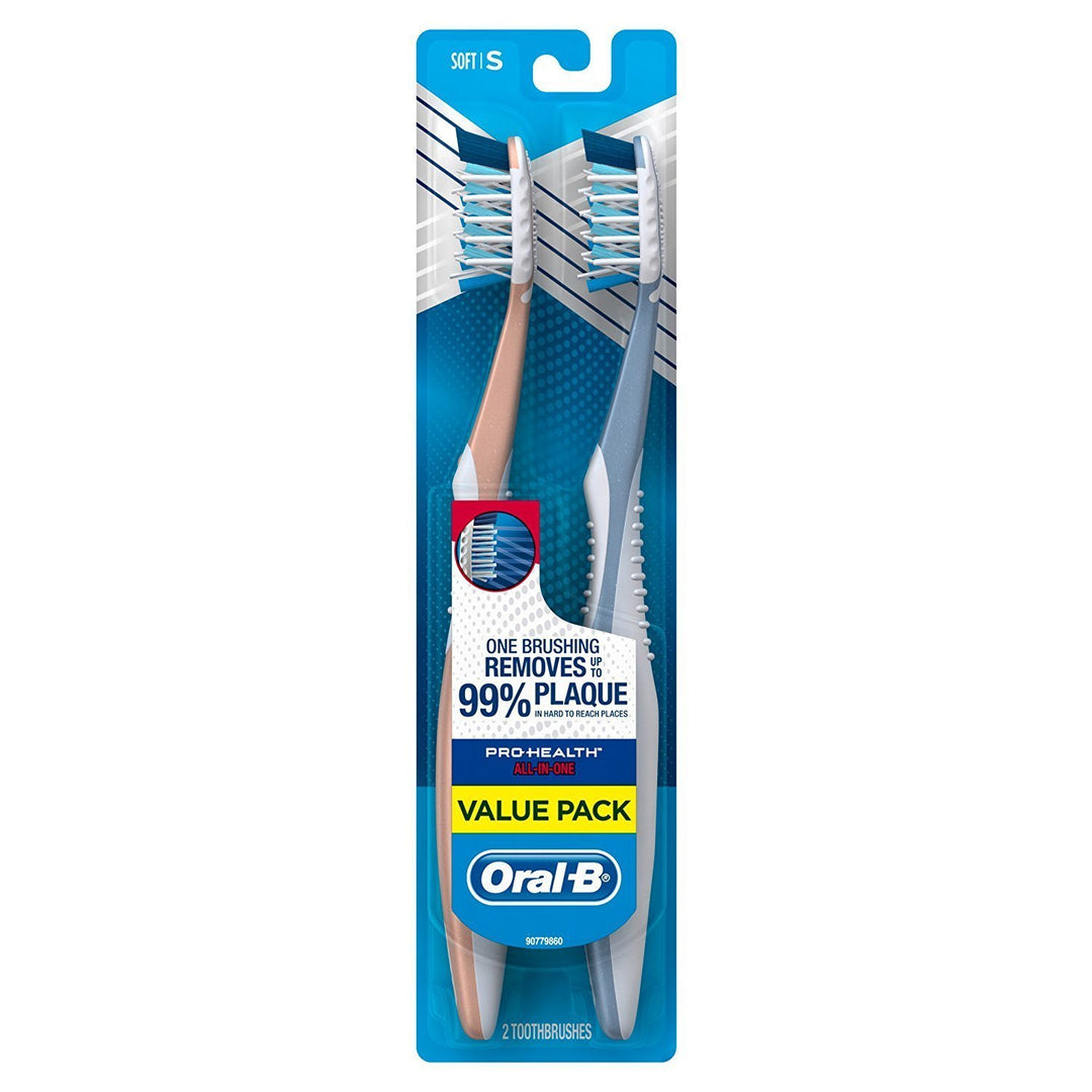 Oral B CrossAction Pro-Health Toothbrush, Soft-4 pk