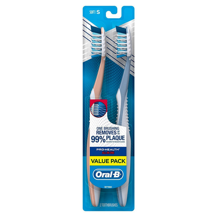 Oral B CrossAction Pro-Health Toothbrush, Soft-4 pk