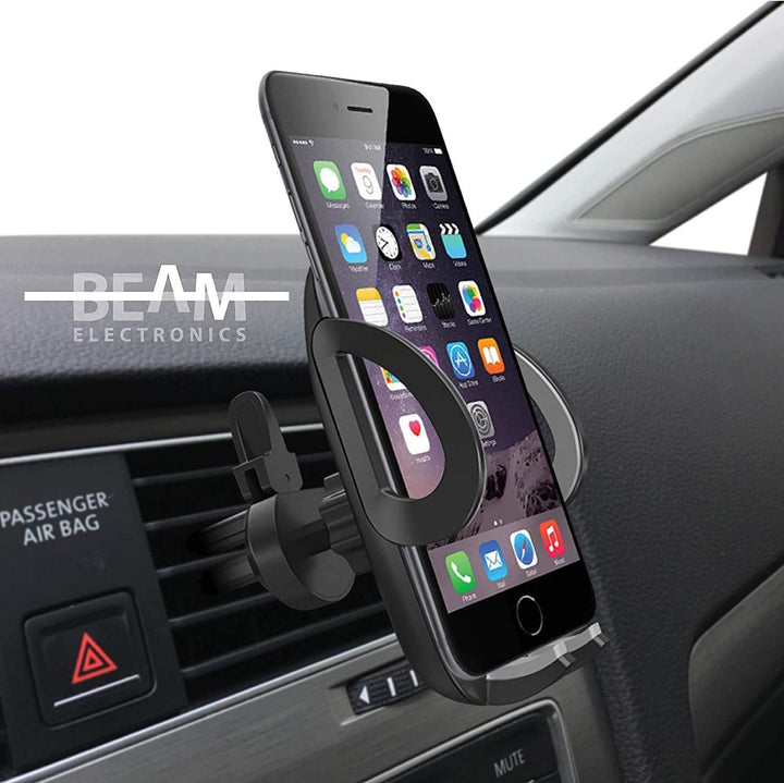 Car Phone Holder Mount, Phone Car Air Vent Mount Holder Cradle Compatible for iPhone 12 11 Pro Max XS XS XR X 8+ 7+ SE 6s 6+ 5s 4 Samsung Galaxy S4-S10 LG Nexus Nokia