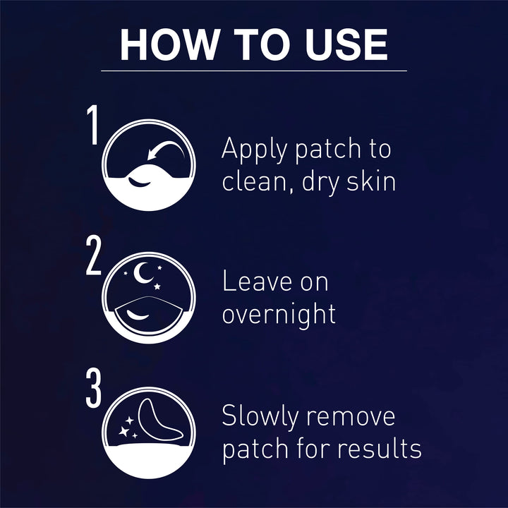 PM Overnight Spot Patches, Advanced Hydrocolloid Healing Technology, Fragrance Free, 80 Count