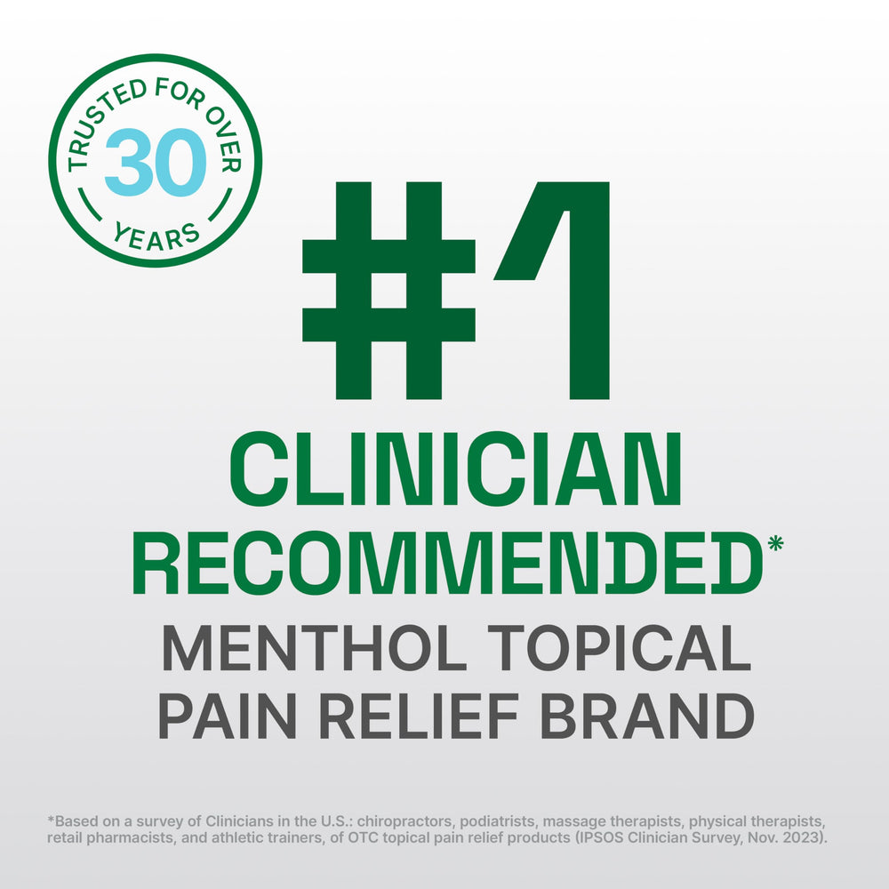 Professional Strength Pain Relief Aerosol Spray, Knee & Lower Back Pain Relief, Sore Muscle Relief, Neck Pain Relief, Shoulder Pain Relief, 4 FL OZ Menthol Spray