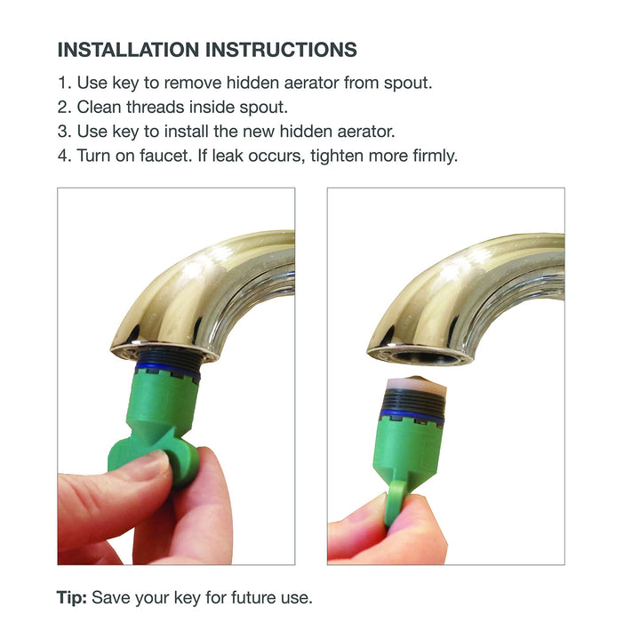 Cache Faucet Aerator Key Removal Wrench Tool, Multiple Colors, M24x1, M21.5×1, M18.5×1 and M16.5×1 (11032)