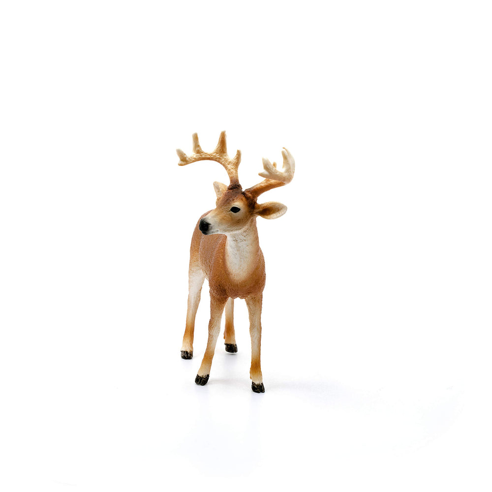 Wild Life, Animal Figurine, Animal Toys for Boys and Girls 3-8 Years Old, White-Tailed Buck, Ages 3+