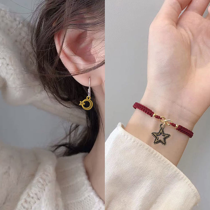 Celestial Charms,132pcs Mixed Sun Moon Star Charms Pentagram Charms Alloy Jewelry Pendant Charms for DIY Earrings Necklace Bracelet Jewelry Craft Making Accessory