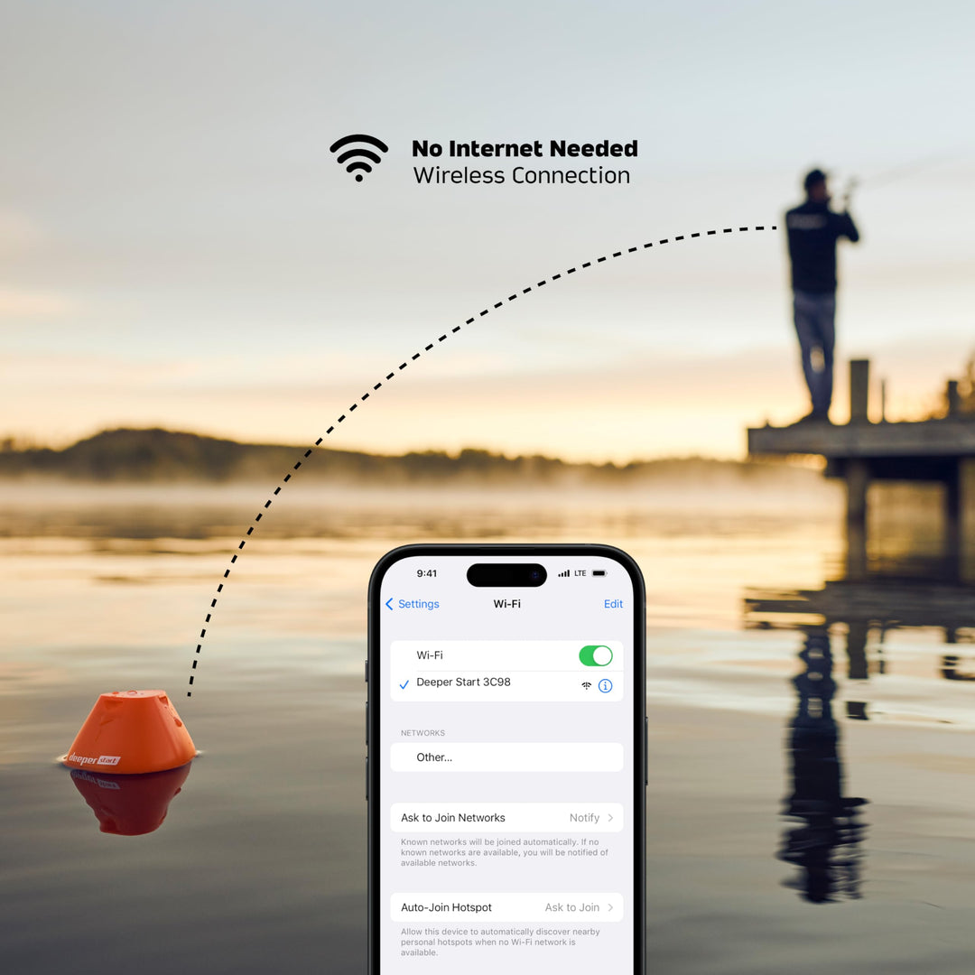 START Smart Fish Finder - Portable Fish Finder and Depth Finder For Recreational Fishing From Dock, Shore Or Bank | Castable Fish Finder with FREE User Friendly App | Phone Compatible