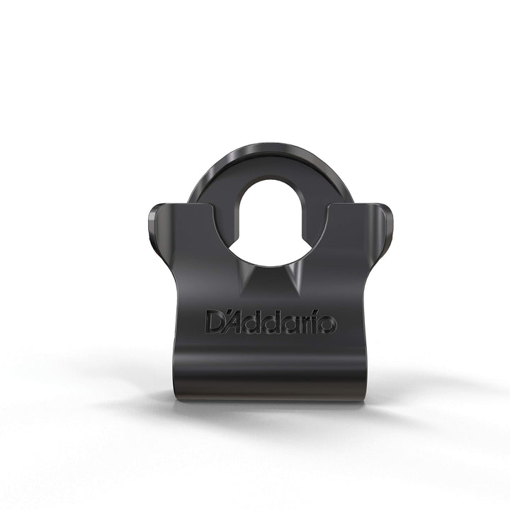 D'Addario Dual-Lock Guitar Strap Lock - Guitar Strap Locks Set - Protect Your Instrument with No Modifications or Hardware - Secures Cables - Easy to Attach - 1 Pair,Black