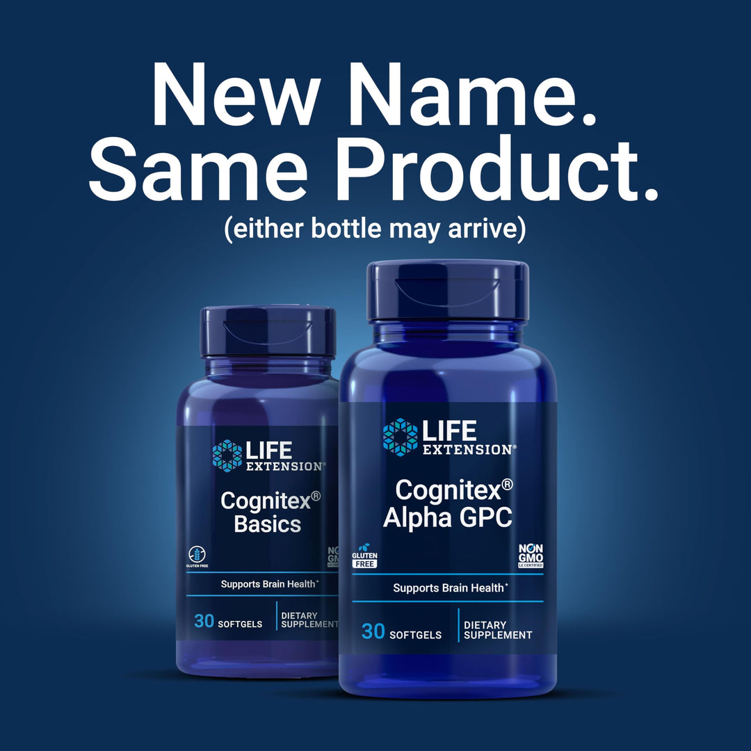 Cognitex Alpha GPC – Alpha-Glyceryl Phosphoryl Choline, Phosphatidylserine, Blueberry Extract – A Strong Foundation for Cognitive Health – Non-GMO, Gluten-Free – 30 Softgels