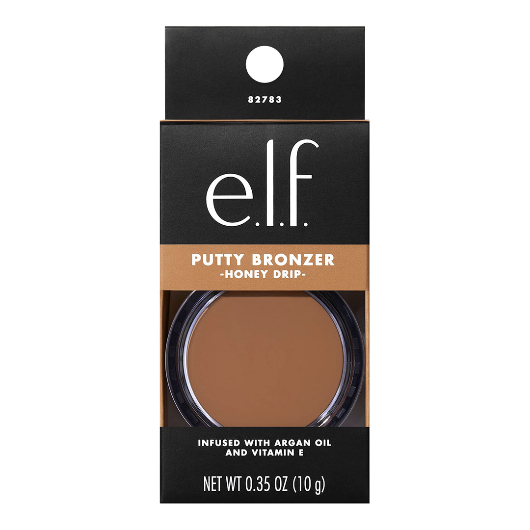 Putty Bronzer, Creamy & Highly Pigmented Formula, Creates a Long-Lasting Bronzed Glow, Infused with Argan Oil & Vitamin E, Honey Drip, 0.35 Oz (10g)