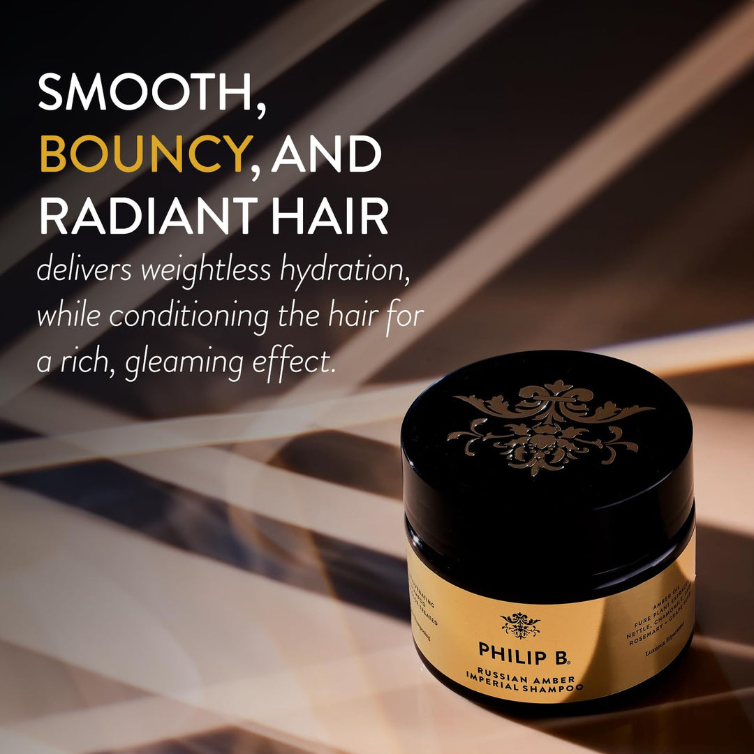 Russian Amber Imperial Shampoo, 12 oz (355 ml) | Restorative, Color-protective, Weightless Hydration