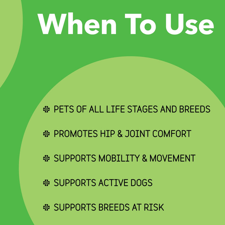 InClover Connectin Natural Hip & Joint Supplement for Dogs with Glucosamine, Chondroitin & Hyaluronic Acid - Soft Chew for Dog Mobility, Comfort & Active Lifestyle Support, 100 Count