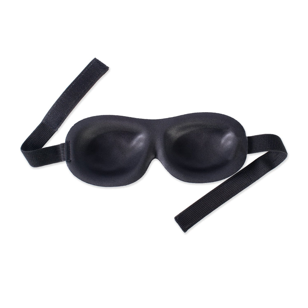 Ultralight Travel & Sleep Chevron Eye Mask, Black, One Size