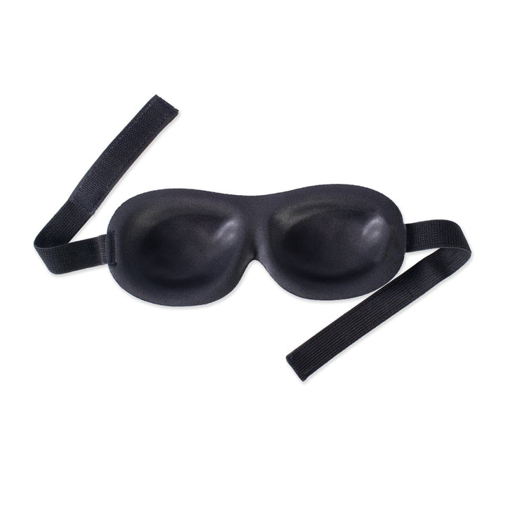 Ultralight Travel & Sleep Chevron Eye Mask, Black, One Size