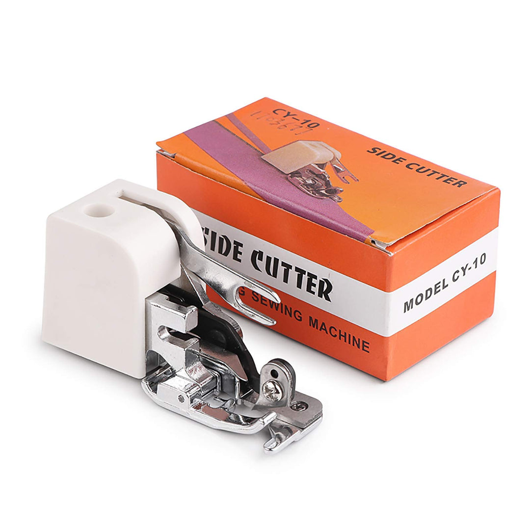 Side Cutter Sewing Machine Presser Foot Feet Attachment Accessory for All Low Shank Singer Janome Brother, Overlock Machine Presser Foot