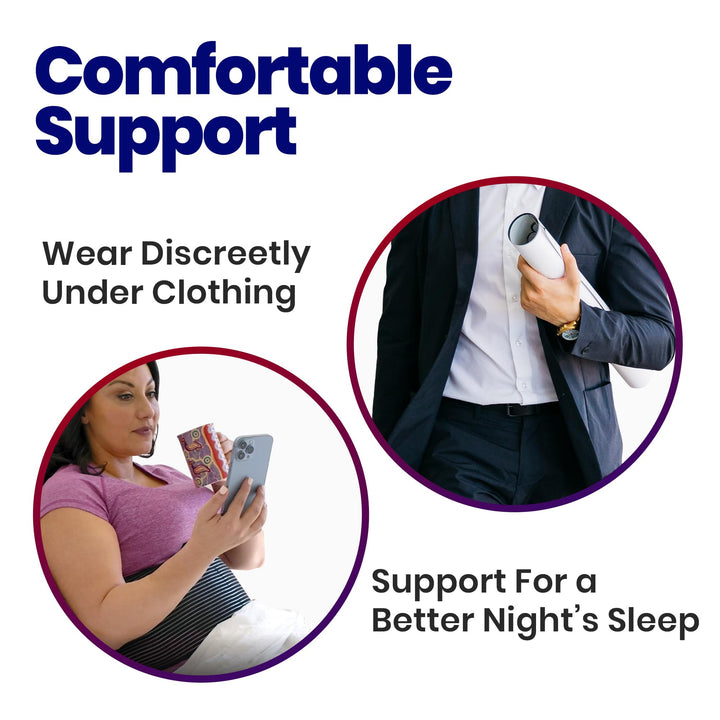 Hernia Belt for Men & Women | Post Surgery Abdominal Binder | Hysterectomy, Umbilical Hernia | Belly Binder & Tummy Tuck | Fajas Para Hombres | Postpartum Belly Band Belly Wrap | (XXL) 51 - 62