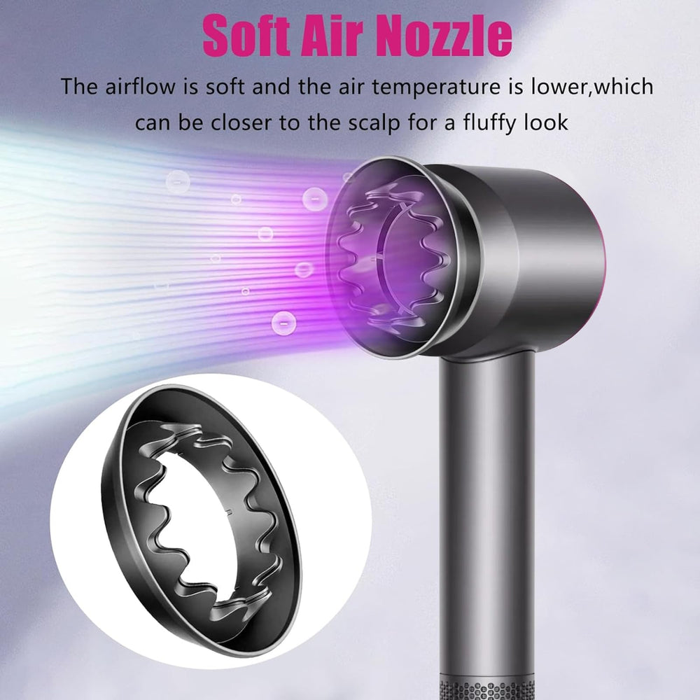 Gentle Air Nozzle Attachments 969749-01 for Dyson Supersonic Hair Dryer HD01,HD02,HD03 Iron Color