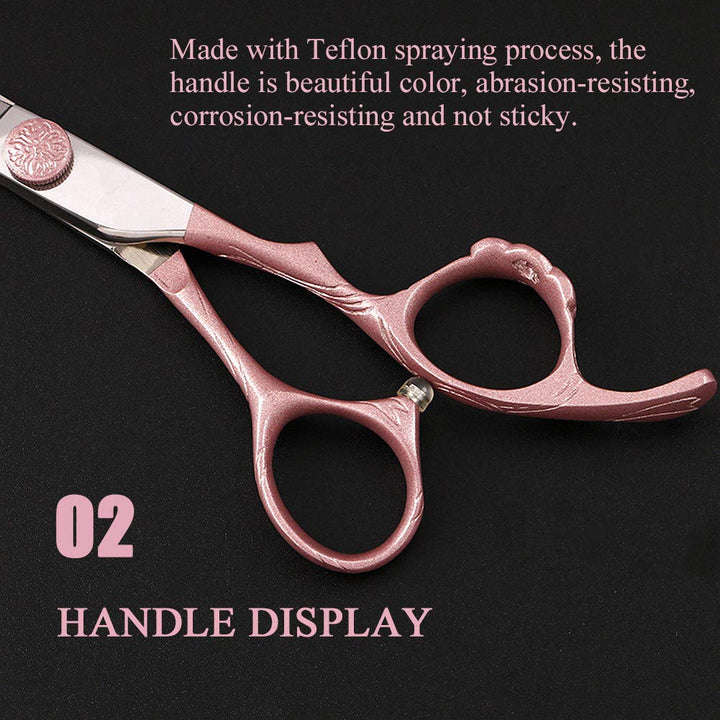 Hair Thinning Scissors Cutting Teeth Shears Professional Barber Hairdressing Texturizing Salon Razor Edge Scissor Japanese Stainless Steel 6.0 inch