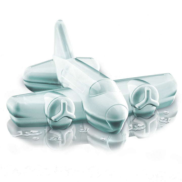 Novelty Airplane Ice Cube Mold Trays, Flexible Silicone, Dishwasher Safe