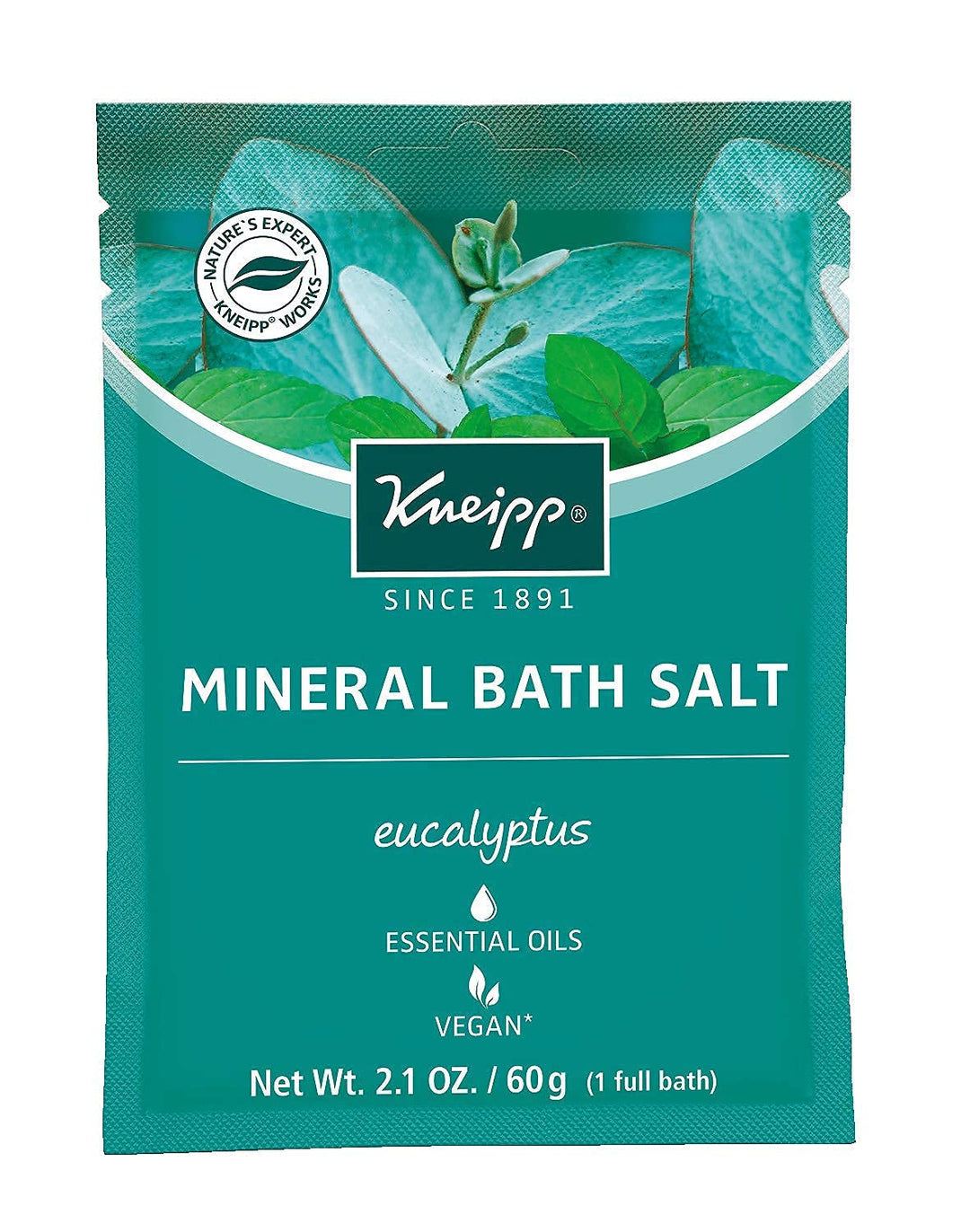 - Thermal Spring Bath Salts Packette (1 Application) - Eucalyptus